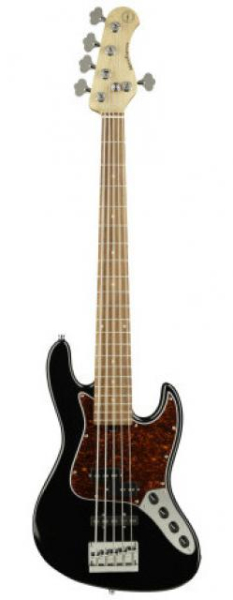 Sadowsky Metro Express 21-Fret Hybrid PJ 5-String, Solid Black High Polish